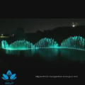 Large Colorful Musical Dancing Fountain in Large Lake